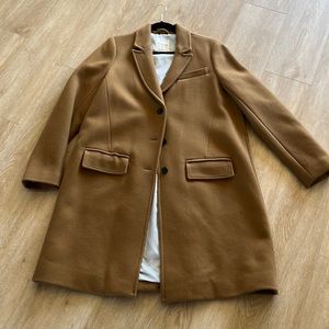 Madewell fully lined Camel Overcoat